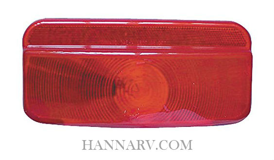 Fasteners Unlimited 89-187 Replacement Red Tail Light Lens